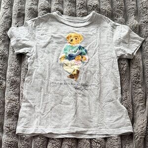Polo by Ralph Lauren Kids Gray Polo Bear Tee